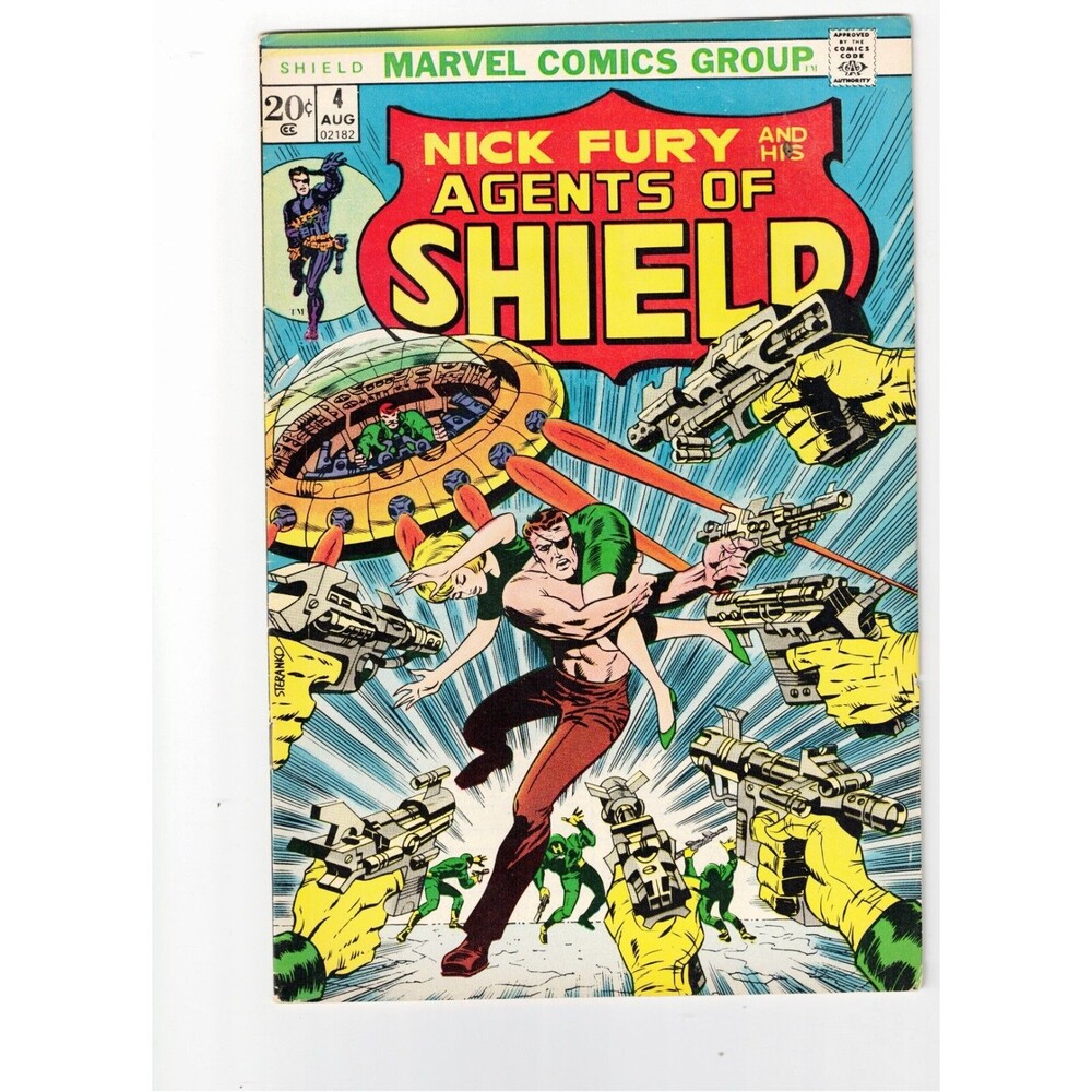 NICK FURY & Agents of S.H.I.E.L.D. #4 Marvel 1973 STAN LEE Power of SHIELD